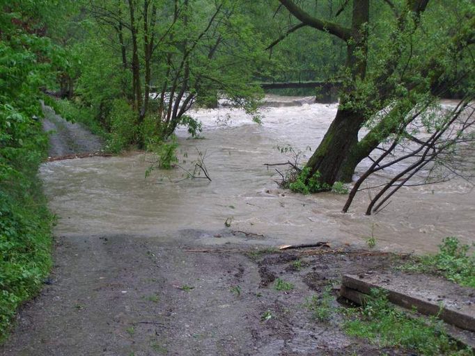 Návsí - řeka Olše.