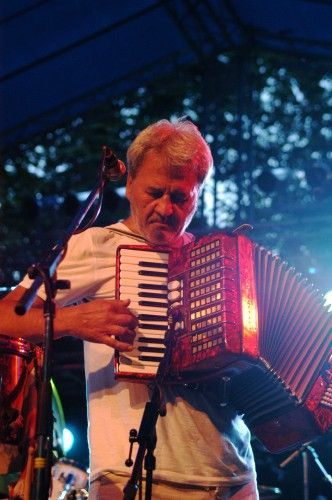 Zdeněk Kluka a Čankišou na Green Islandu v den zahájení