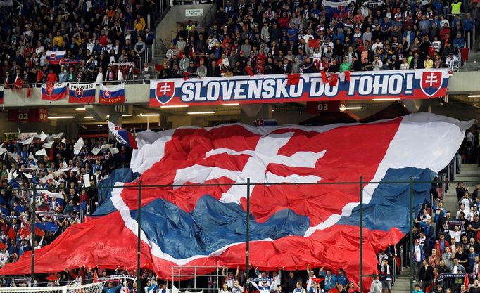 fotbal, kvalifikace ME 2020, Slovensko - Chorvatsko, fanoušci Slovenska