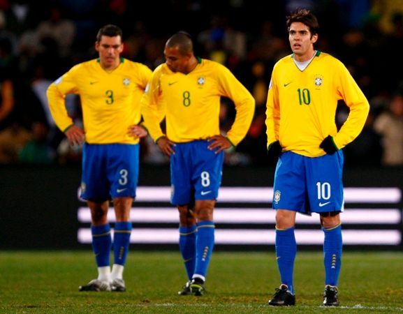 Brazílie Lucio, Gilberto Silva a Kaká