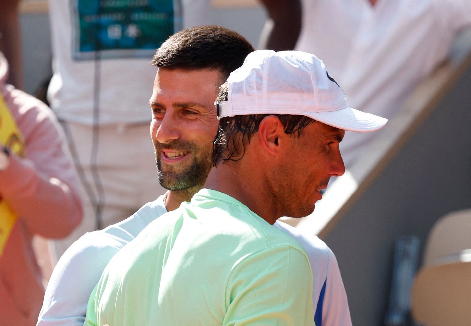 Novak Djokovič, Rafael Nadal, trénink French Open 2024