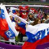 Rusko - Slovinsko: fanoušci Ruska