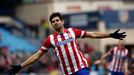 Diego Costa slaví gól Atlétika Madrid