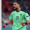 Belgie - Itálie, čtvrtfinále Euro 2020, slavící Gianluigi Donnarumma