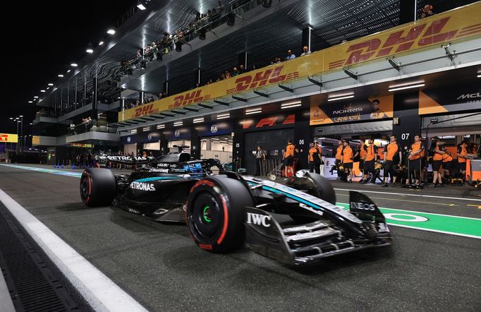 George Russel, Mercedes v kvalifikaci na VC Saúdské Arábie F1 2025