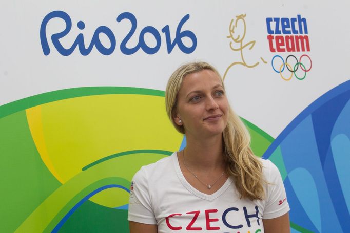 Petra Kvitová přebírá oblečení pro Rio