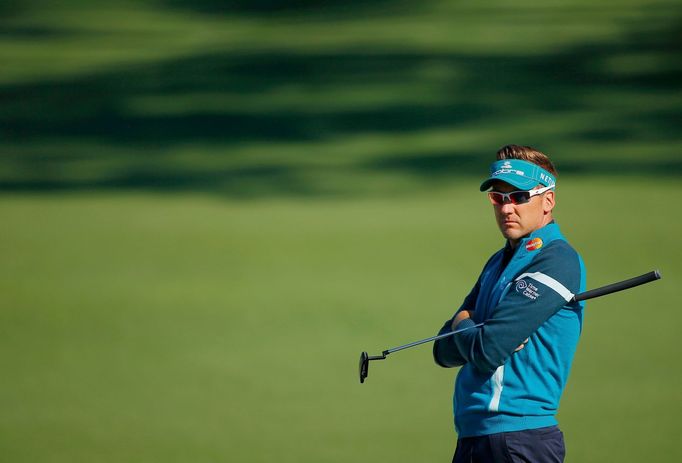 Ian Poulter na golfovém Masters 2014