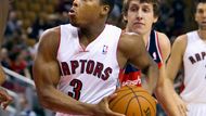 Tyto snímky Veselého jsou z posledního přípravného utkání proti Torontu Raptors. Úvodní ostré utkání však Washington Wizards sehráli v Clevelandu.