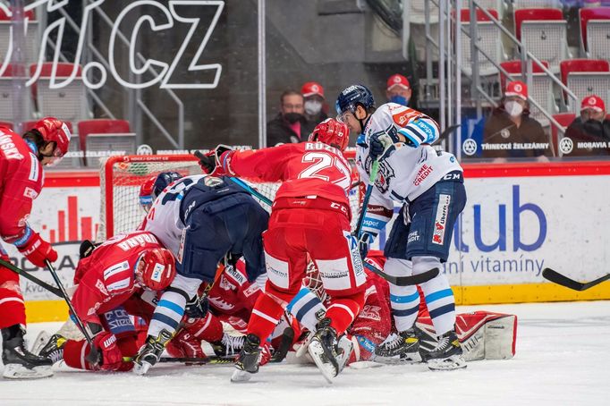 Třinec - Liberec, 1. finále extraligy 2021