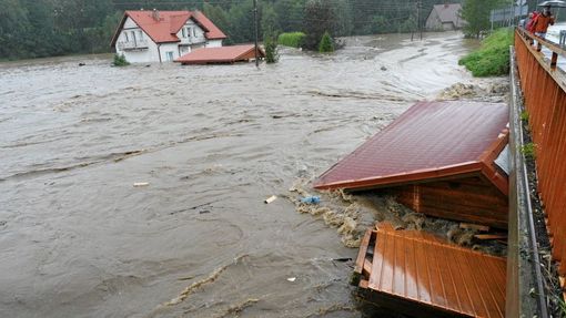 Povodně v Polsku.