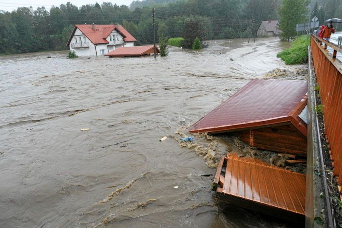 Povodně v Polsku.