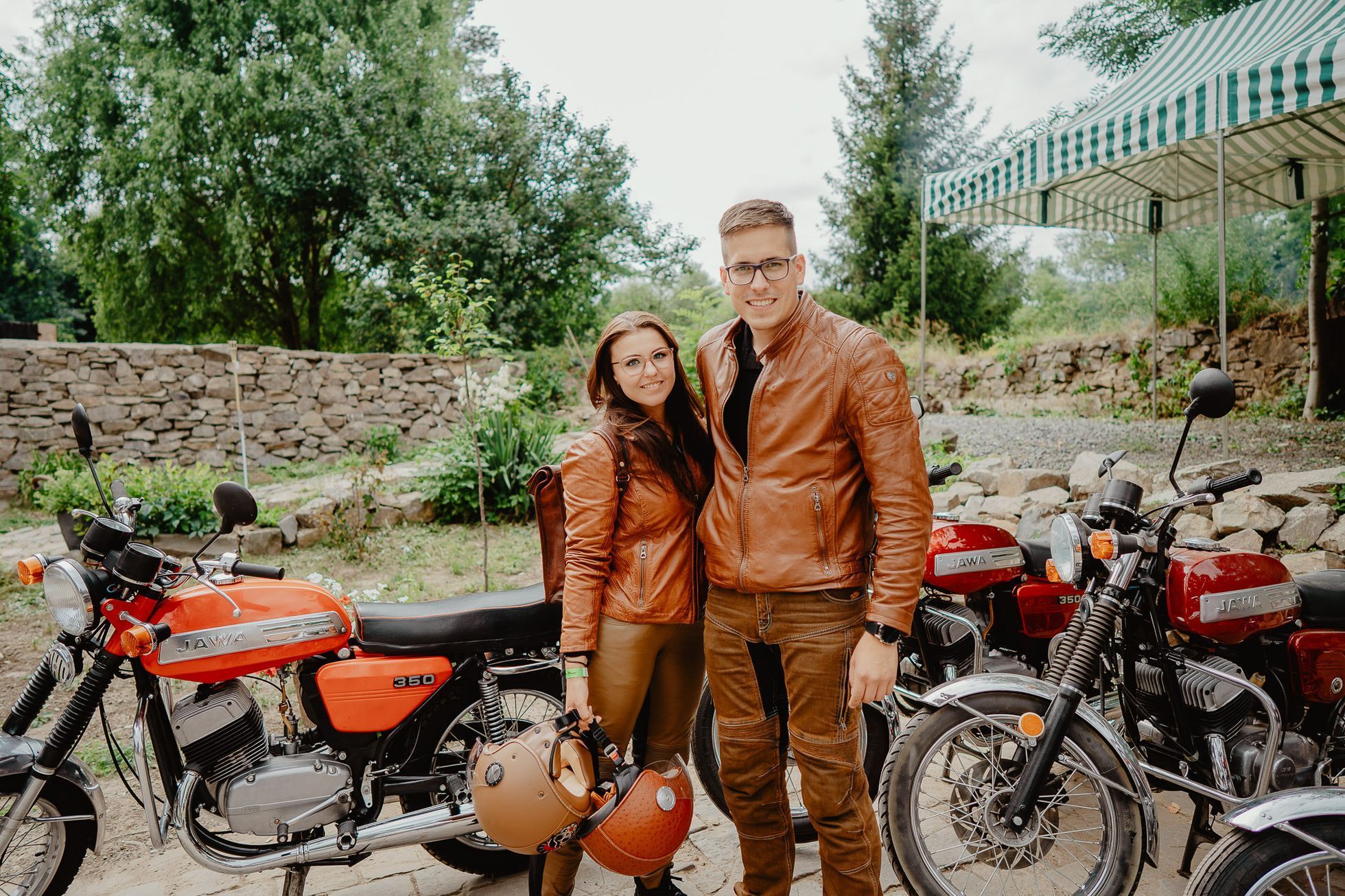 Jawa 350 Konopnice sraz mlýn