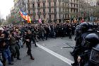 Demonstranti v Barceloně blokovali silnice, plánují další protesty. Začíná katalánské jaro, vzkazují