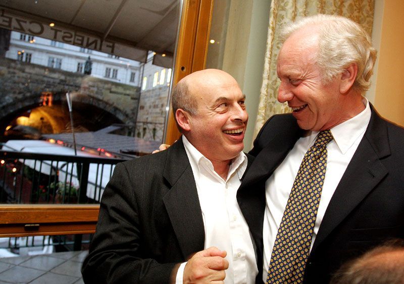 Natan Sharansky a Joseph Lieberman