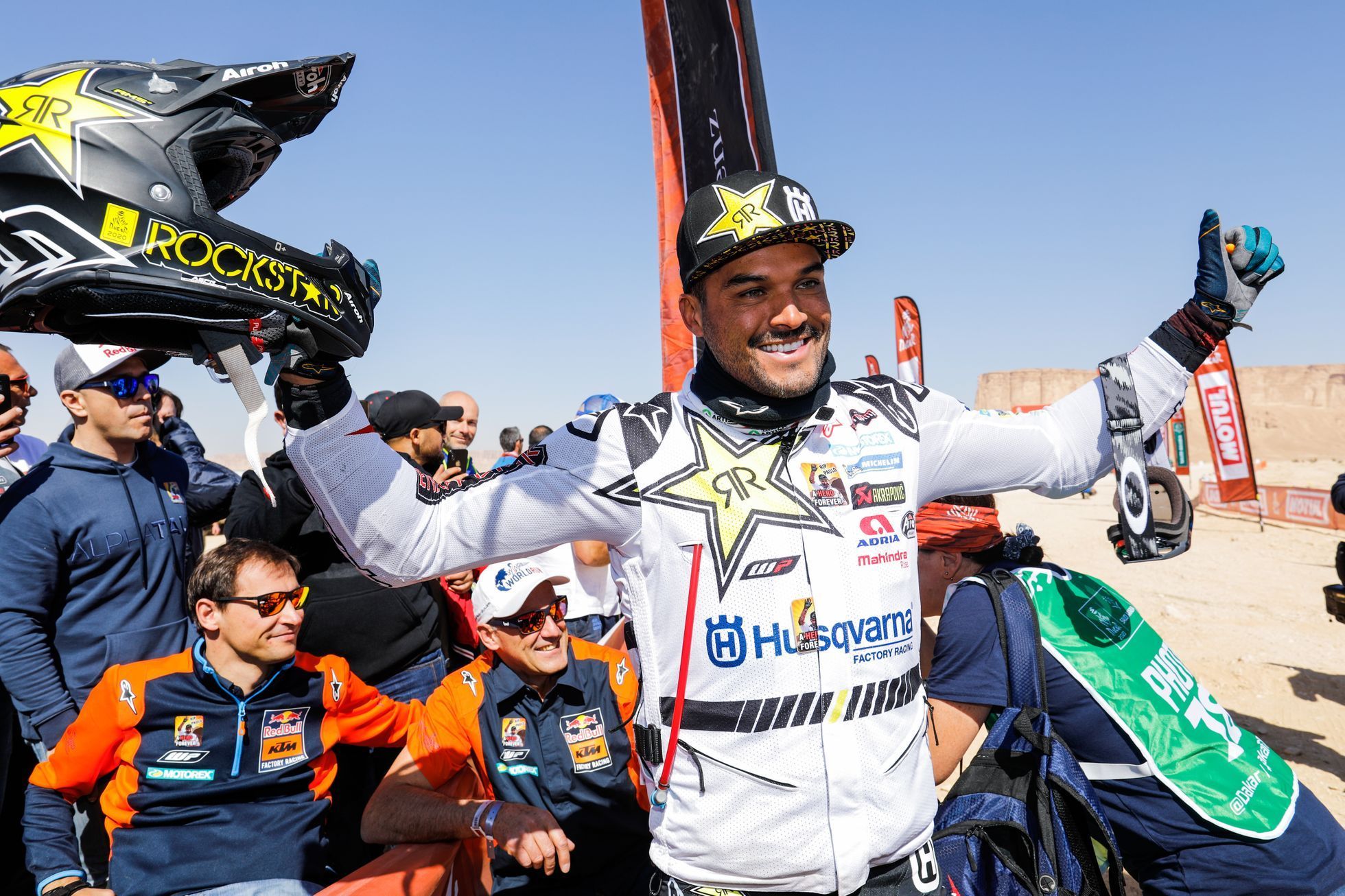 Čtyřkolkář Ignacio Casale slaví vítězství v Rallye Dakar 2020