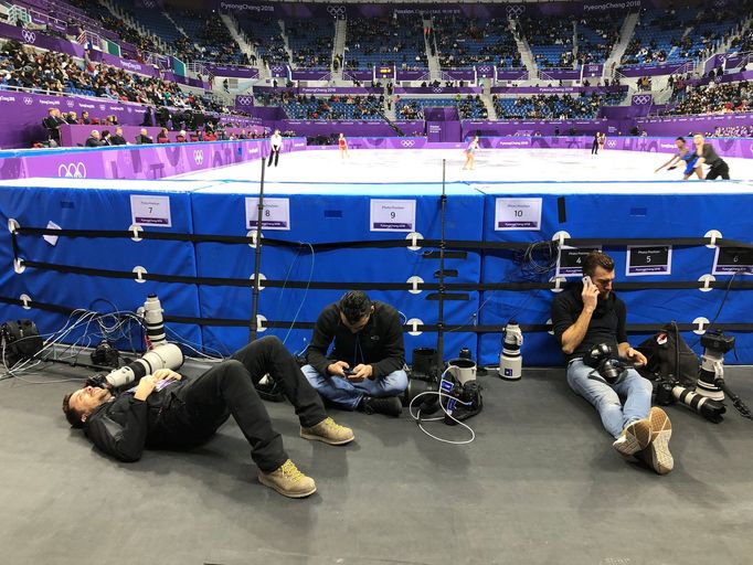 Zákulisí zimní olympiády v jihokorejském Pchjongčchangu 2018 očima fotografů Reuters.