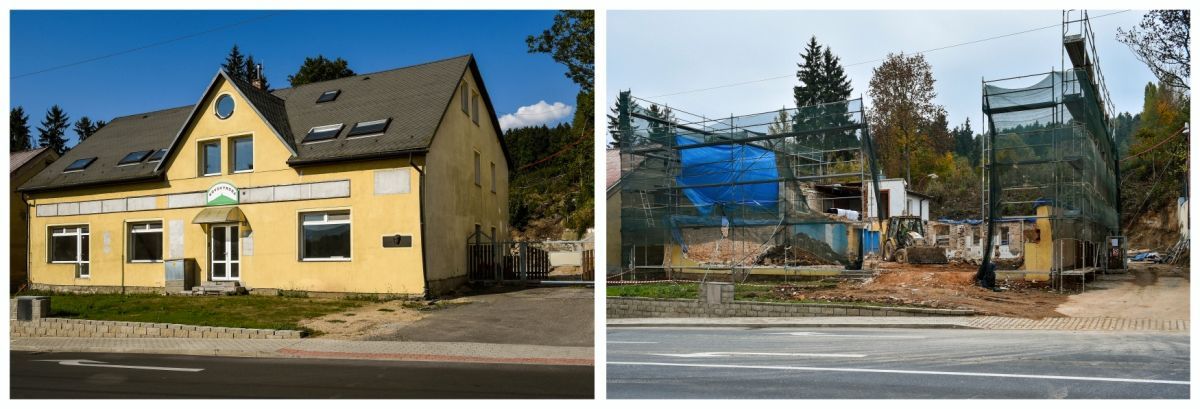 V demolici se proměnila rekonstrukce rodného domu automobilového konstruktéra Ferdinanda Porscheho v Liberci-Vratislavicích