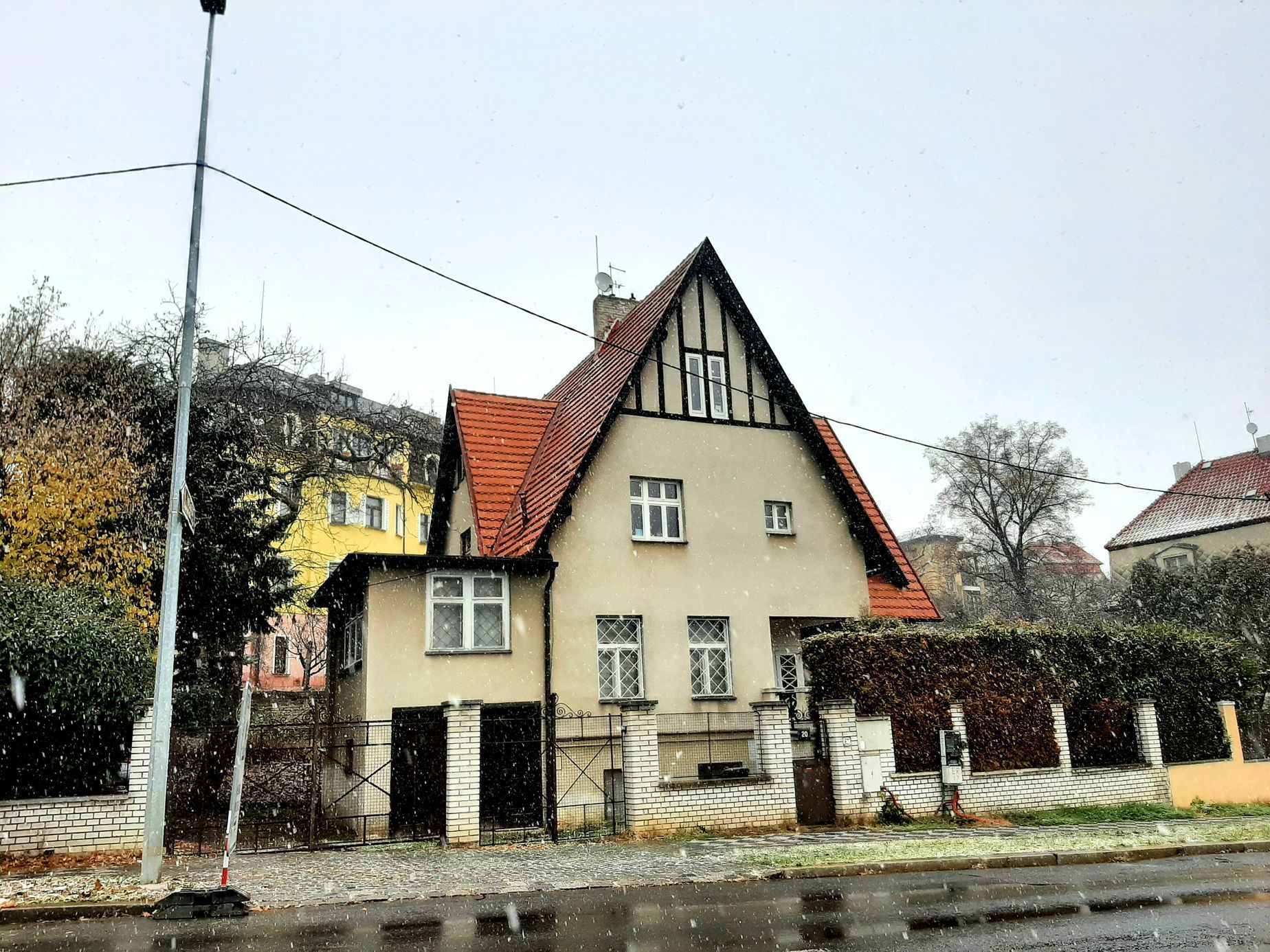 vila, Strahov, architektura