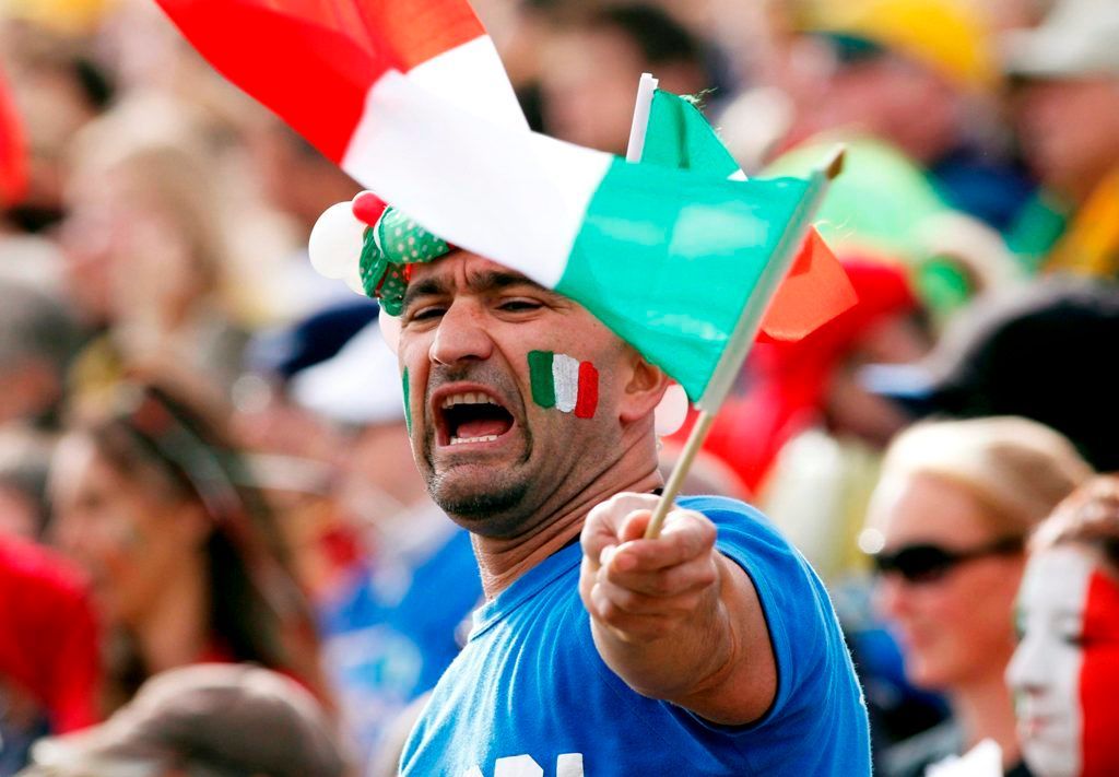 Fanoušci na MS v rugby: Itálie