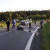 Nehoda motocyklu u Plas