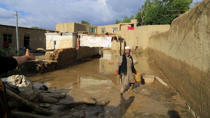 Povodeň v Afghánistánu.
