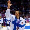 Finsko - USA, o bronz: Teemu Selänne s bronzovou medailí