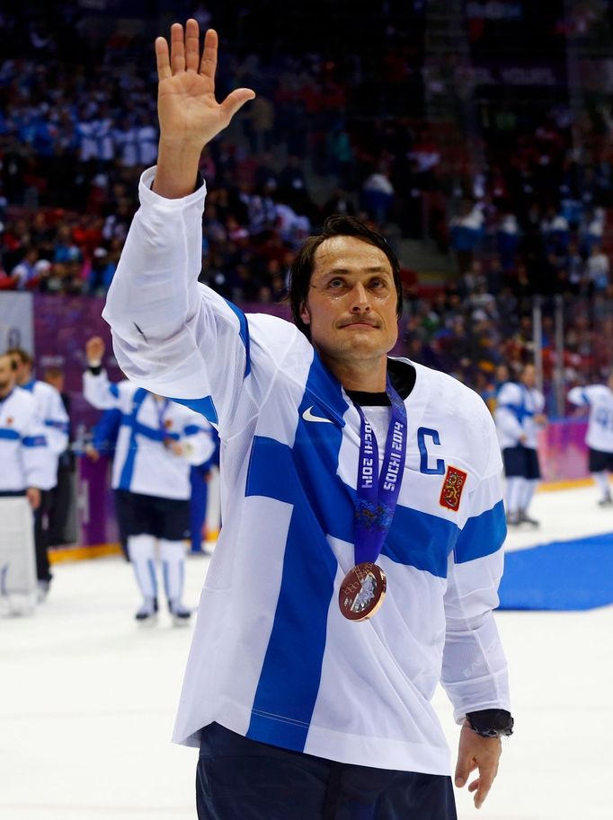 S reprezentací se Selänne rozloučil na bronzovém olympijském turnaji v Soči.