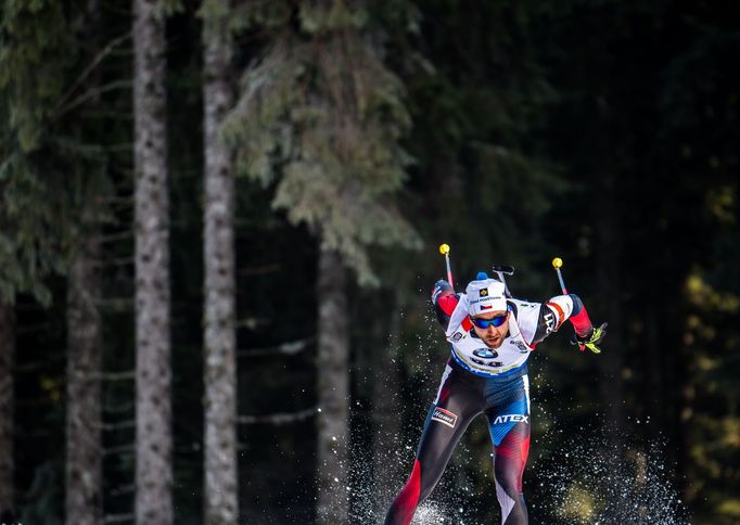 biatlon, SP 2018/2019, Pokljuka, vytrvalostní závod mužů, Tomáš Krupčík