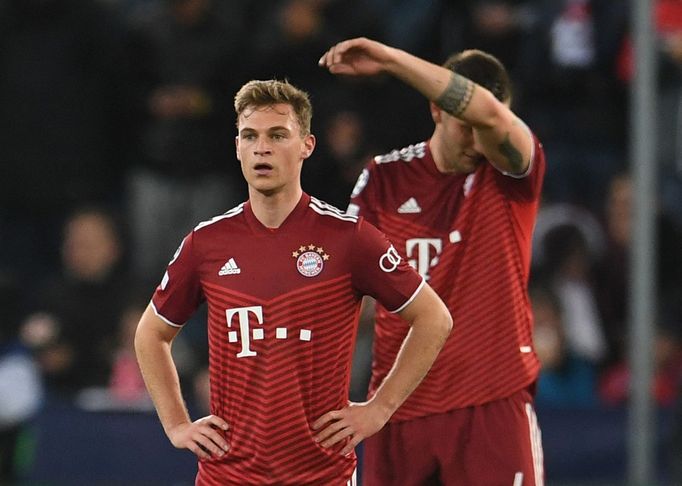 Joshua Kimmich a Niklas Süle v osmifinále Ligy mistrů 2022