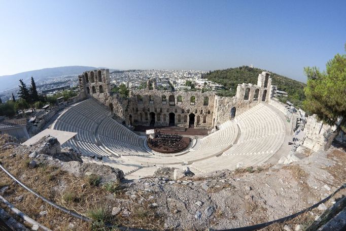 Herodův odeon v areálu Akropole, Athény