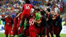 Euro 2016, finále Francie-Portugalsko: Portugalci slaví gól na 0:1