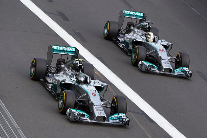 F1: Lewis Hamilton a Nico Rosberg (Mercedes)