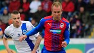 Viktoria Plzeň znovu utíka Spartě na rozdíl pěti bodů. Doma v poklidném tempu přehrála utrápený Liberec 2:0. Podívejte se na fotky.
