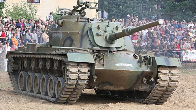 Americké tanky úřadovaly  v Lešanech