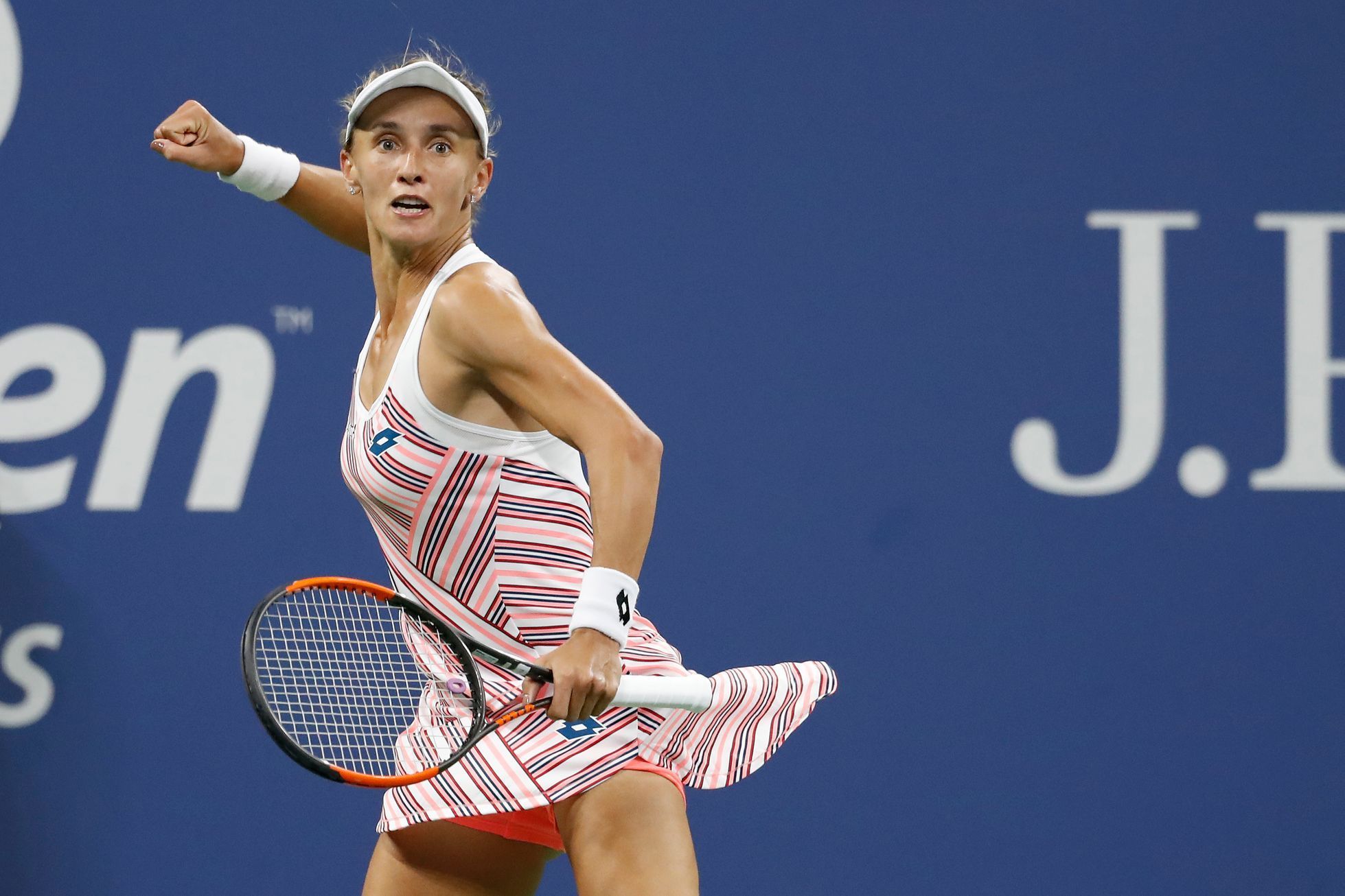 Lesja Curenková ve 2, kole US Open 2018