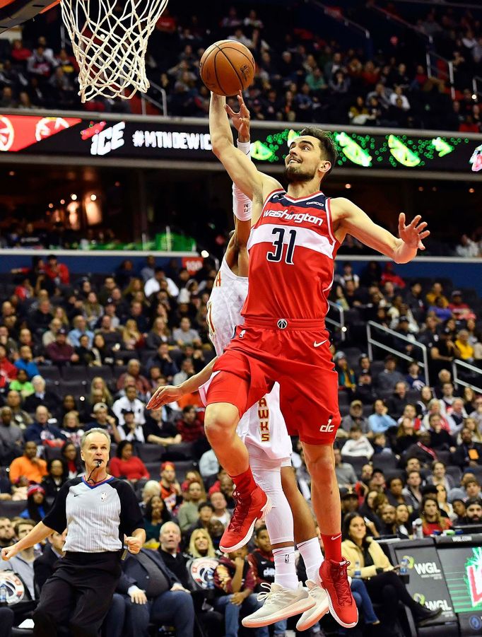 basketbal, NBA 2018/2019, Washington - Atlanta, Tomáš Satoranský