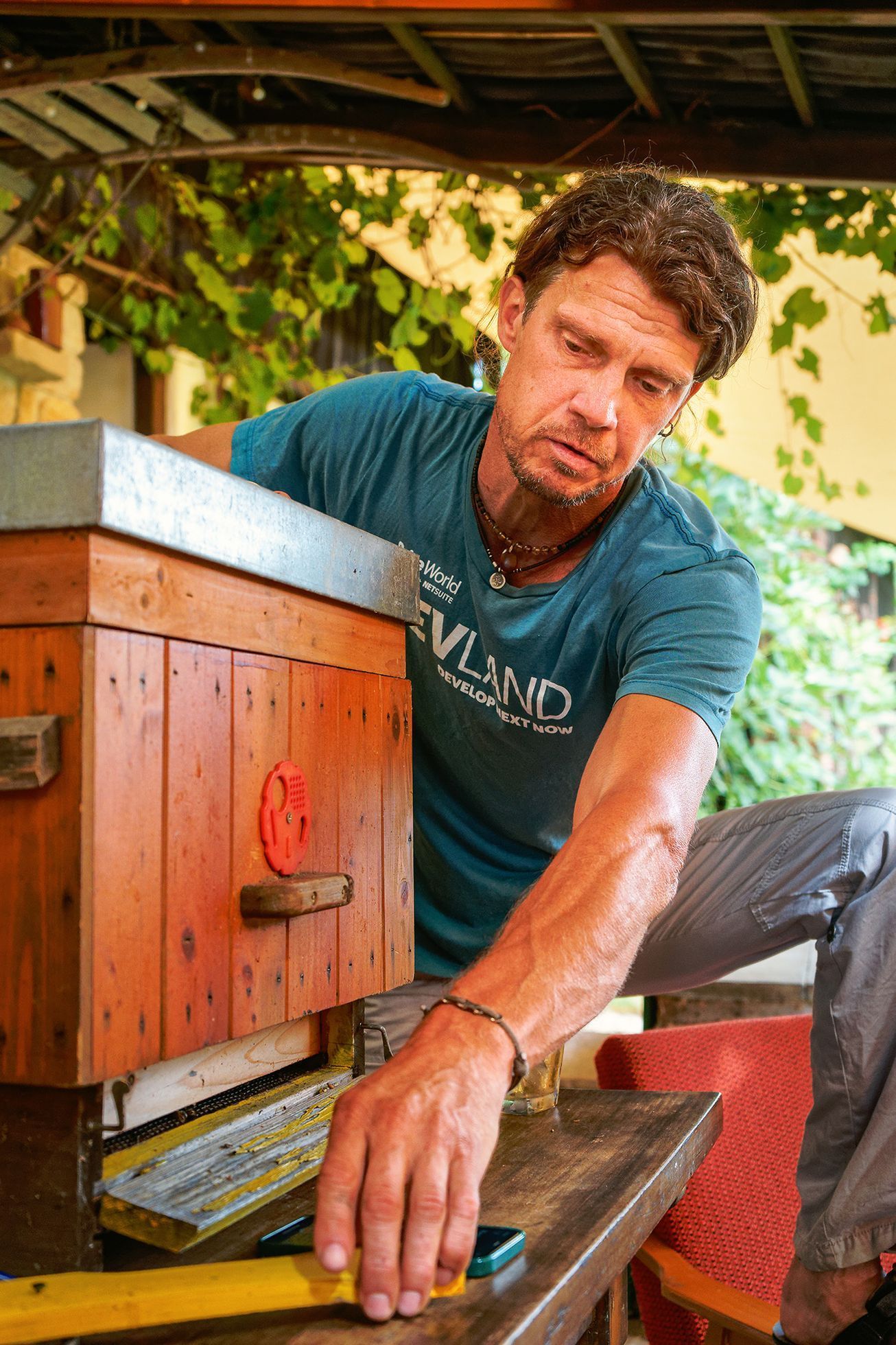 Včelař Martin Dědek, Mladostov v Českém ráji, srpen 2024