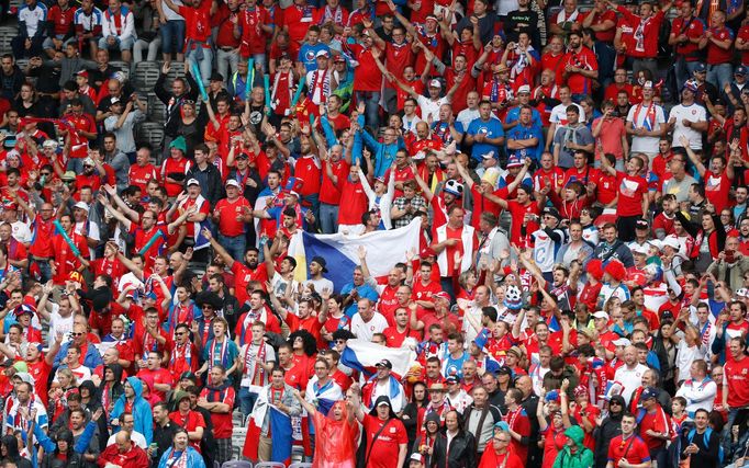 Euro 2016, Česko-Španělsko: čeští fanoušci