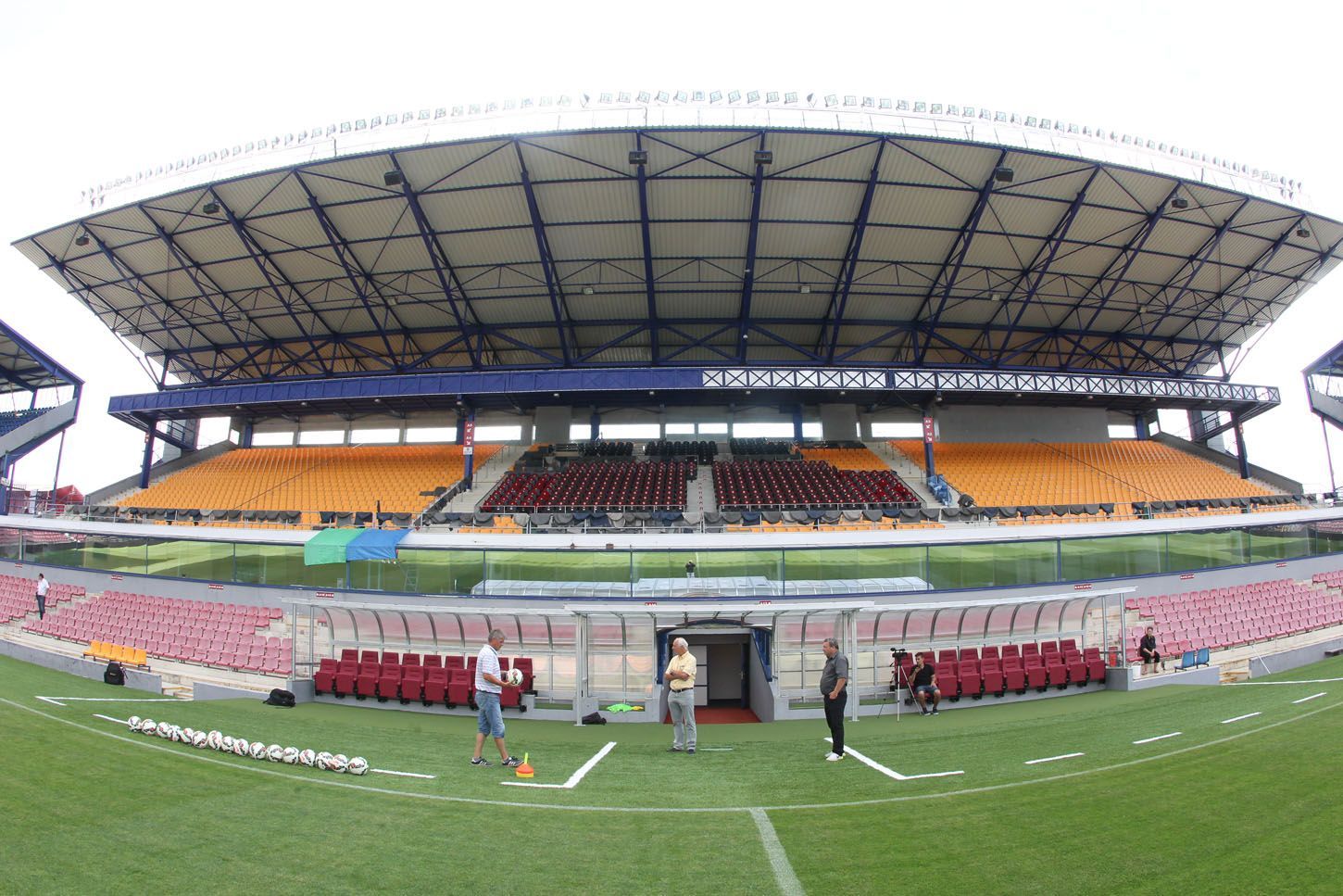 Trénink Sparty (stadion Letná)