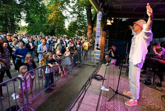 Snímek z koncertu 7krát3.