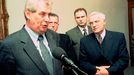 TK vláda, Miloš Zeman, Macek, Ivan Langer a Václav KLaus, říjen 1999