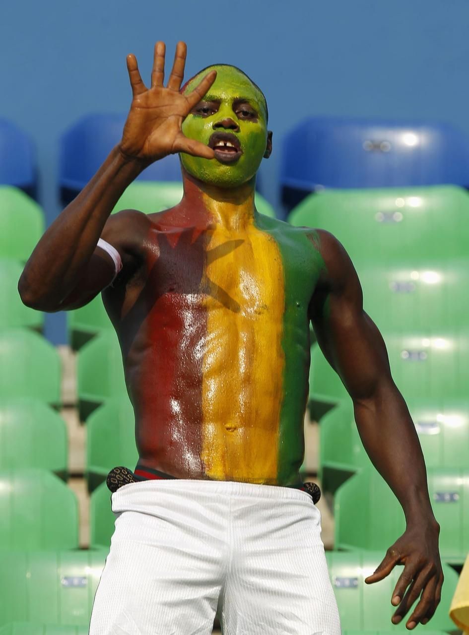 Mistrovství Afriky: fanoušek Guinea