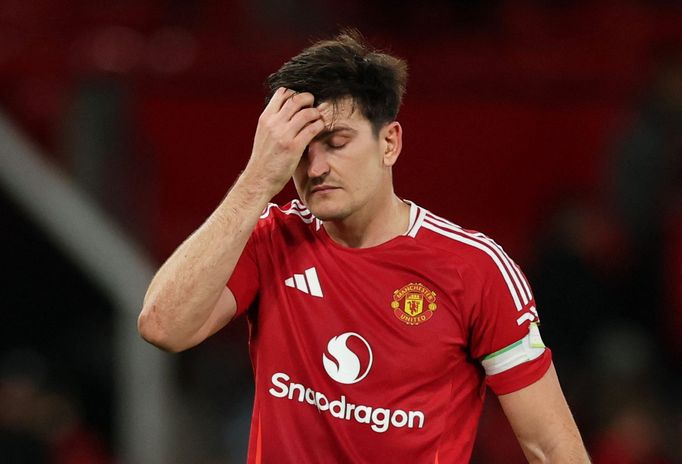 Obránce Manchesteru United Harry Maguire po utkání s Newcastlem