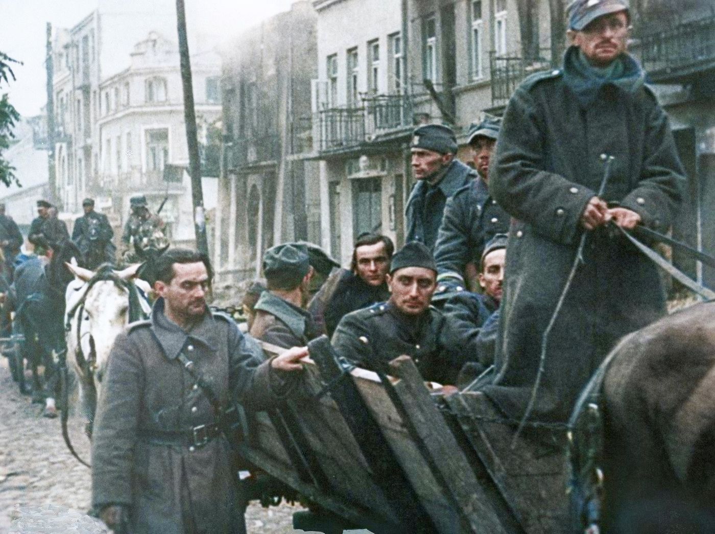 Varšava, 1939, dobytí, Německo, invaze, válka, Zahraničí