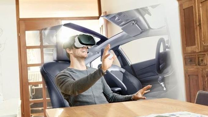 Ford chce zákazníkům zprostředkovat možnost vyzkoušet si vůz pomocí virtuální technologie.