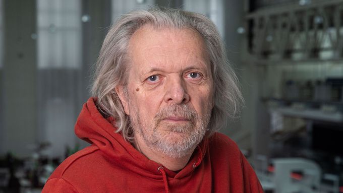 Malíř Jiří David.