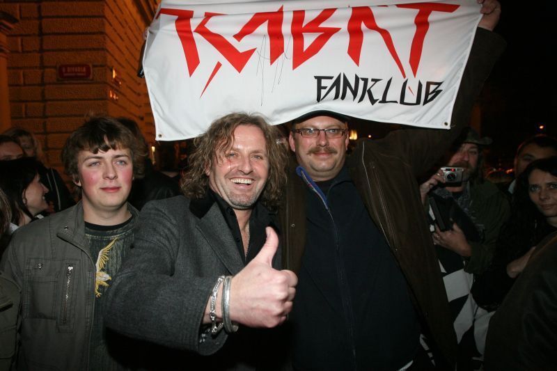Český slavík 2009: Josef Vojtek s fanklubem Kabátů