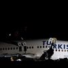 Havarované letadlo Turkish Airlines