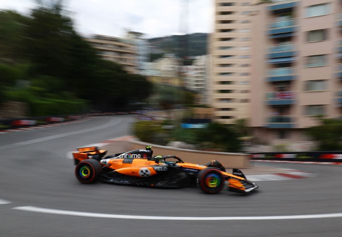 Lando Norris, McLaren ve VC Monaka F1 2025