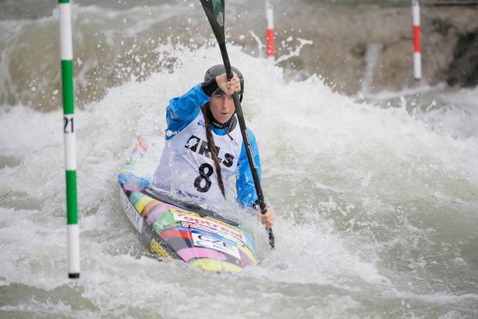 Kateřina Kudějová při SP v Tacenu 2018